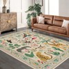 Washable Animal Living Room Rug, Soft Low Pile Non Slip Large Carpet for Bedroom, Nursery, Farmhouse, Hallway, Entryway, Laundry, Nursery, Kids Room - 4 of 4