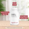 SuperSmart Potassium Bicarbonate - High-Potency Potassium Supplement - Electrolyte Support - 120 Vegetarian Capsules - 3 of 4