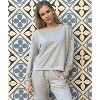 Smile Crewneck Oversized Cotton Sweatshirt - LEZAT - 4 of 4