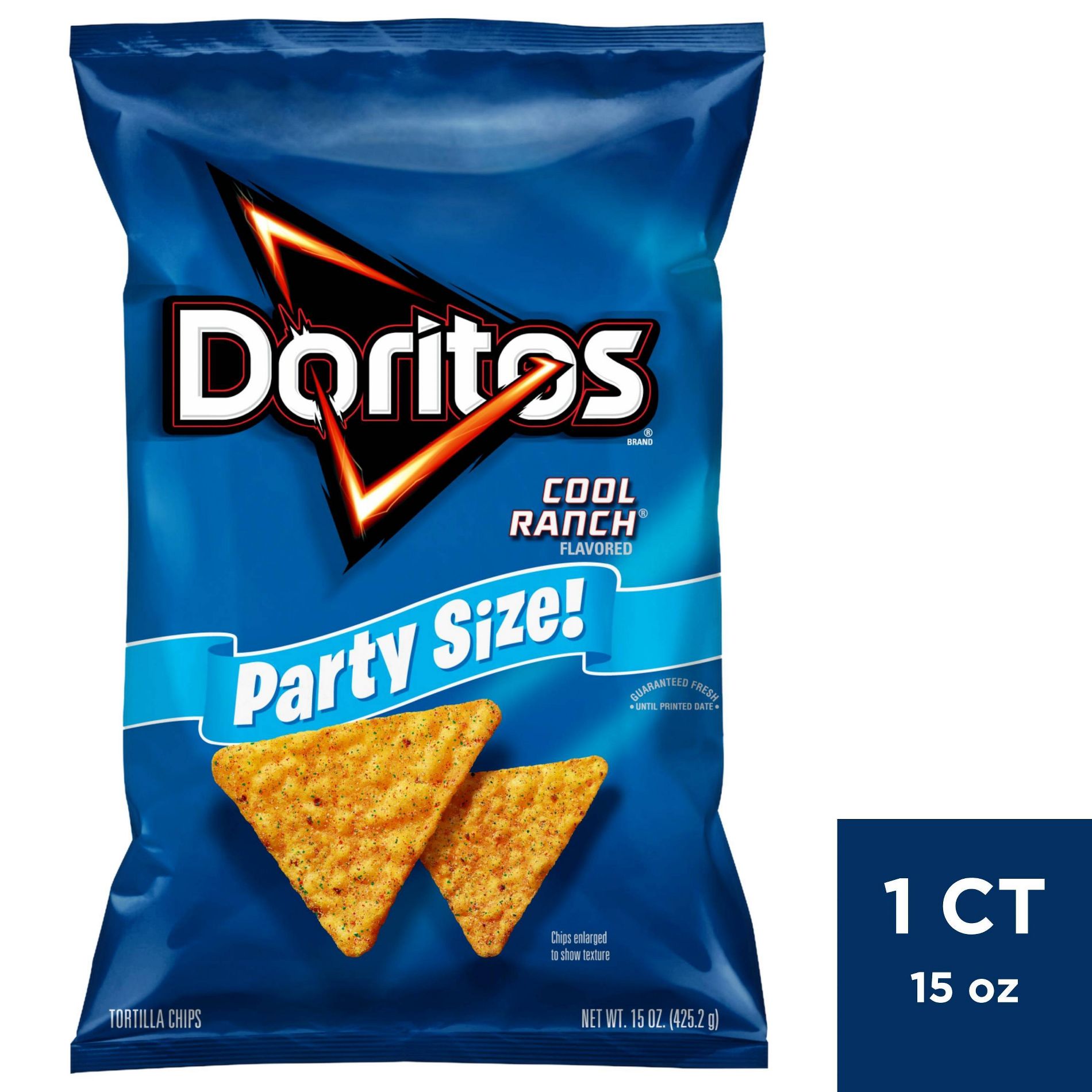 Doritos Cool Ranch Flavor Party Size Tortilla Chips - 14.5oz