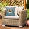 Liora Manne Frontporch Coastal Indoor/Outdoor Pillow.. - 3 of 4