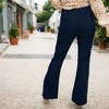 Anna-Kaci Women's High Waist Corduroy Flare Pants with Fitted Silhouette and Retro Inspired Design - 3 of 4