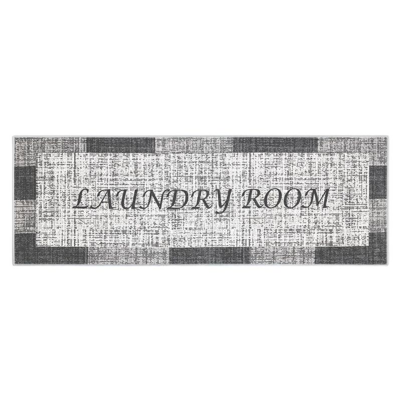 Sussexhome Non Skid Cotton Washable Laundry Room Indoor Runner Rug, 20" x 59", 1 of 11