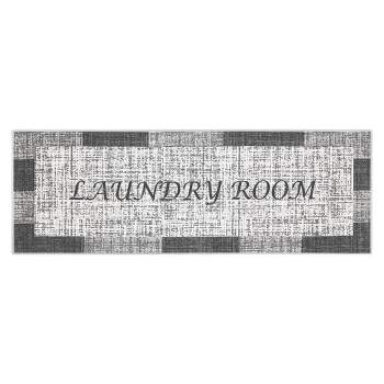 Sussexhome Non Skid Cotton Washable Laundry Room Indoor Runner Rug, 20" x 59"