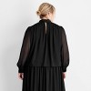 Women's Long Sleeve Crinkle Blouse - Future Collective - 2 of 3