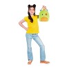 Jazwares Squishmallows Adult General Sizing Kaprina Green & Orange Monster Treat Pail Halloween Costume Hand Held Props - Green One Size - 2 of 2