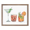 16" x 20" Blake Classic Cocktails by Cat Coquillette Framed Printed Glass Gold - Kate & Laurel All Things Decor - 2 of 4