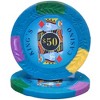 Slickblue 14-Gram Poker Chips 25-Pack, King's Casino Design, Four-Tone Color, Floral Edge Mold, $0.25-$10K - 3 of 3
