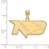 Black Bow Jewelry 14k Yellow Gold North Dakota Fighting Hawks NCAA Medium Pendant - 2 of 3
