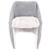 Hudson Baby Unisex Baby and Toddler Trapper Hat, Mitten and Bootie Set, Heather Gray - 4 of 4