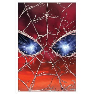 Trends International Marvel Spider-Man: World Of Webs - Mask Framed Wall Poster Prints - 1 of 4
