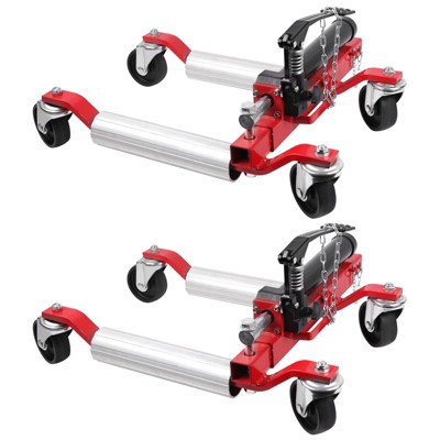 Garvee Car Wheel Dolly Set of 2, 1500LBS Capacity Car Dolly with Hydraulic Tire Jack for Vehicle Positioning for Truck Rv Trailer