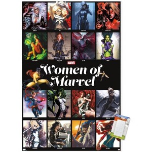Trends International Marvel - Women of Marvel - Grid Unframed Wall Poster Prints - 1 of 4