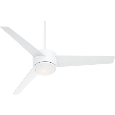 54" Casa Vieja Modern Indoor Ceiling Fan with Light LED Dimmable Remote Control White for Living Room Kitchen Bedroom