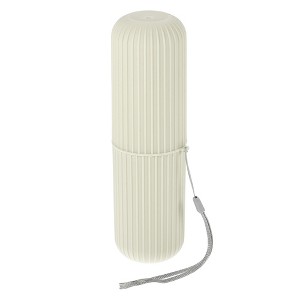 Unique Bargains Portable Toothbrush Organizer Cases Traveling Toothbrush Holders Case Plastic 7.60"x2.44"x2.24" 1 Pcs - 1 of 4