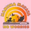 Girl's Lion King No Worries Vibrant Sunshine T-Shirt - 2 of 4