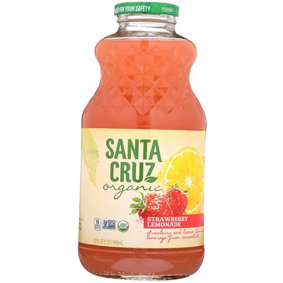 Santa Cruz Strawberry Lemonade Juice - 12 pack, 32 fo