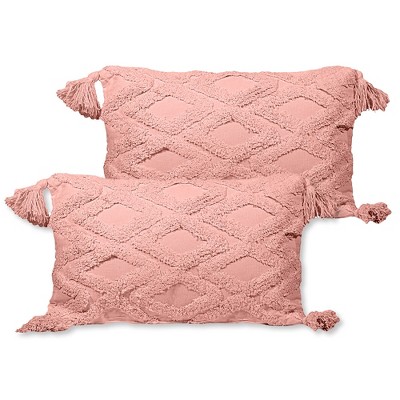 Sol Living Cotton Macrame Decorative Throw Pillows