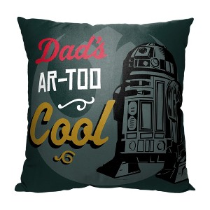Disney Star Wars Classic Ar Too Cool Throw Pillow 18x18 Inches - 1 of 2