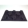 Sasa Demarle Ellipses Molds Flexipan, 8 Cavities, 18" Length, 13" Width, 1.5" Height - 2 of 3