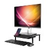 Allsop® Metal Art Tri-Level Adjustable-Height Monitor Stand with Drawer in Black - 4 of 4