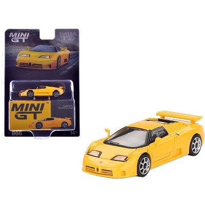 Bugatti EB110 Super Sport Giallo Bugatti Yellow Limited Edition 1/64 Diecast Model Car by Mini GT