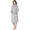 Casual Nights Women's Fleece Long Sleeve Plush Robe - 2 of 4