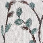 beige/blue flower