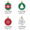 Big Dot of Happiness Ornaments - DIY Shaped Holiday and Christmas Party Cut-Outs - 24 Count - 2 of 4