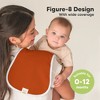 KeaBabies 5pk Urban Baby Burp Cloths, Organic Burping Cloth for Babies, Burp Rags for Baby Girls, Boys - 3 of 4