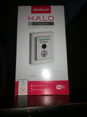Kwikset Halo Touch Contemporary Fingerprint Smart Door Lock In Matte ...