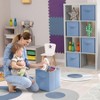 Sorbus 13 Inch Foldable Fabric Storage Cube Bin with Handles- for Organizing Home, Shelves, Nursery, Playroom, Closet and More - 2 of 4