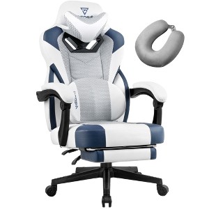 YOOCOZZ Ergonomic Gaming Chairs with Big Tall Mesh,Footrest and Lumbar Support - 1 of 4