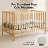 KeaBabies 2pk Soothe Waterproof Fitted Crib Sheets for Girl, Boy, 100% Organic Soft Cotton Crib Mattress Protector Sheet - 3 of 4