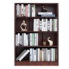 Sevobal Decorarive Bookshelf Large Bookshelf for Bedroom 4 Shelf Office Bookcase for Living Room, Brown, 33"*11.6"48" - 4 of 4