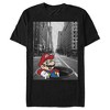 Seven Times Six Super Mario T-Shirt Men's Black and White City Scene Graphic Tee - 3 of 4