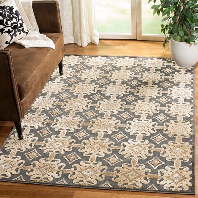 Handmade Reversible Brown Viscose Geometric Area Rug