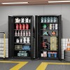 GALAXHERO 71'' Lockable Metal Storage Cabinet with 2 Doors and 5 Adjustable Shelves, Heavy-Duty Steel Organizer for Garage, Office, Home, or Gym - 2 of 2