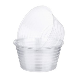 Unique Bargains Plastic Clear Indoor/Outdoor  Thin Plant Saucer Drip Tray - 1 of 4
