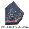 Unique Bargains Christmas Greeting Card Multicolored 4.5x3.1 Inch 10Pcs - 3 of 4