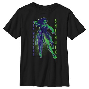 Boy's She-Hulk: Attorney at Law Brains and Muscles T-Shirt - 1 of 4