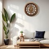 Unique Bargains Plastic Silent Battery Powered Rustic Farmhouse Gear Wall Clock 11 x 11 Inches - 3 of 4