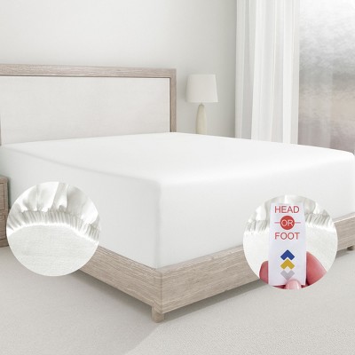 Ivory California King Cotton Sateen Deep Pocket Sheet Set