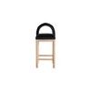 Meridian Furniture,Conrad Black Velvet Counter Stool - 3 of 4