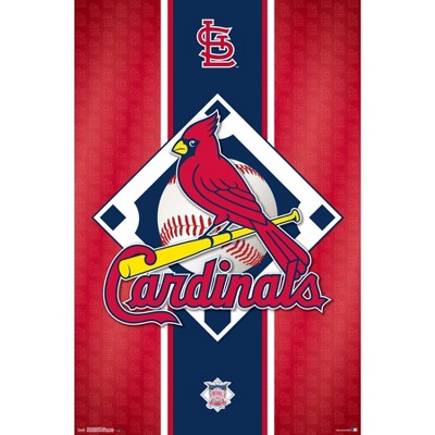 MLB Rivalries - St. Louis Cardinals vs Chicago Cubs Wall Poster, 22.375 x  34 Framed 