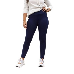 Women's FLEECE Full Length Leggings with Pocket - Julia Rose - 1 of 4