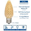 Novelty Lights C9 LED Faceted Christmas Replacement Bulbs Dimmable 25 Pack - 2 of 4
