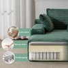 Whisen 2-Piece L-Shaped Sectional Compression Sofa with Soft Corduroy Fabric, No Assembly Required - 3 of 4