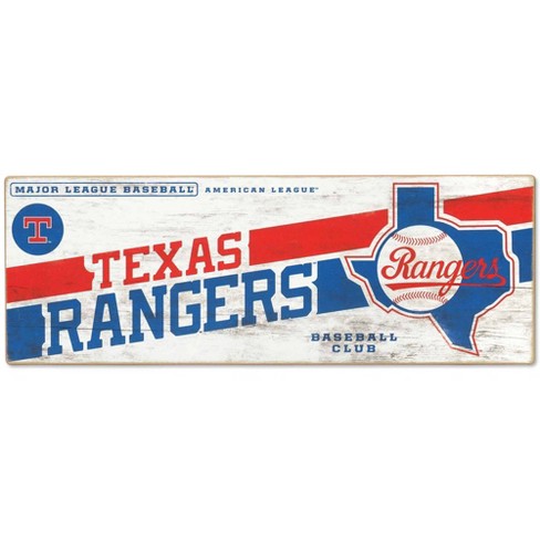 Mlb Texas Rangers Baseball Field Metal Panel : Target