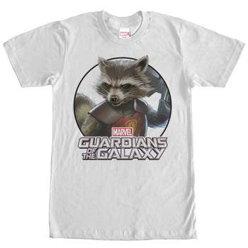 Men's Marvel Guardians of the Galaxy Rocket Circle T-Shirt